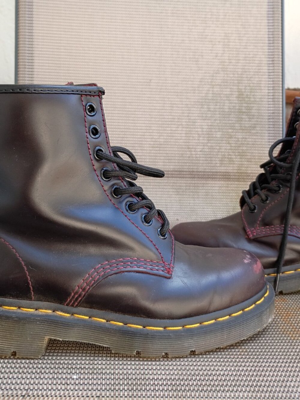 Dr.martens Cherry 🍒 Red Arcadia 7 USL